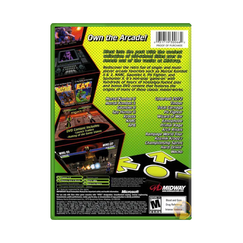 Midway Arcade Treasures 2 (Microsoft Xbox)
