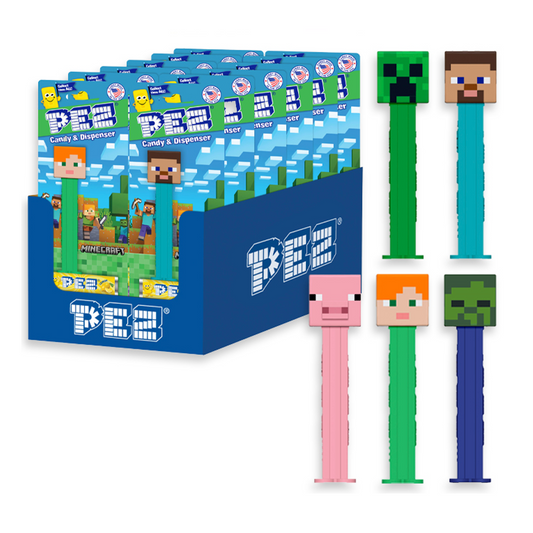 Minecraft PEZ Blister Pack (Styles May Vary)