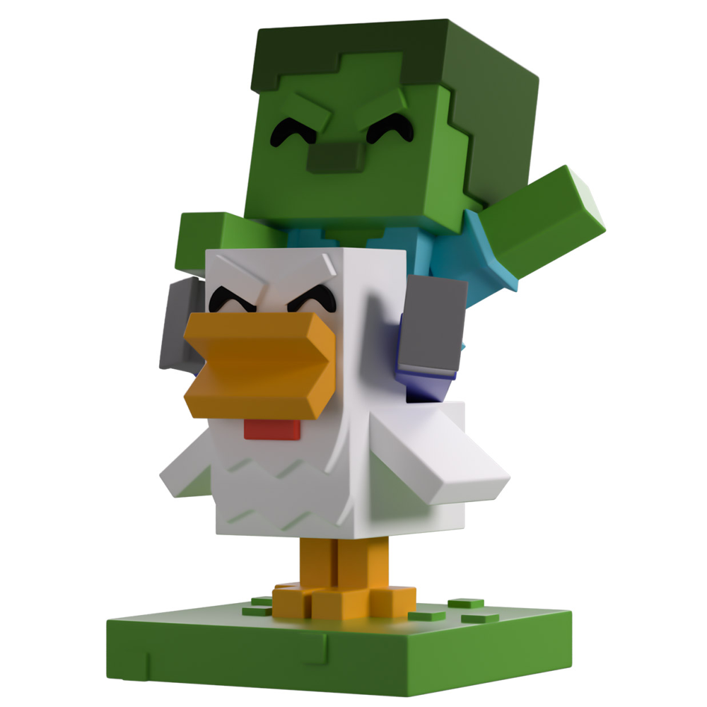 Minecraft - Chicken Jockey Vinyl Figure (YooTooz)