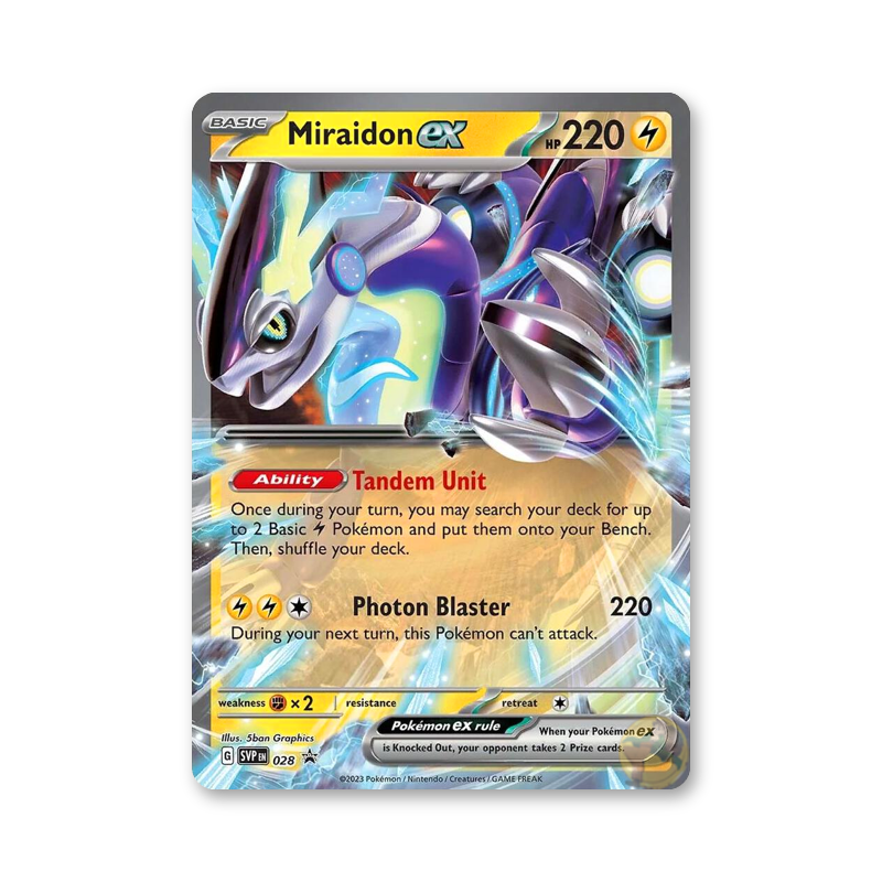 Miraidon ex - 028 (Scarlet & Violet Promo Cards)