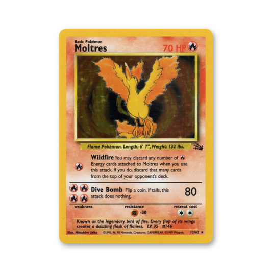Moltres - 12/62 (Fossil Unlimited)