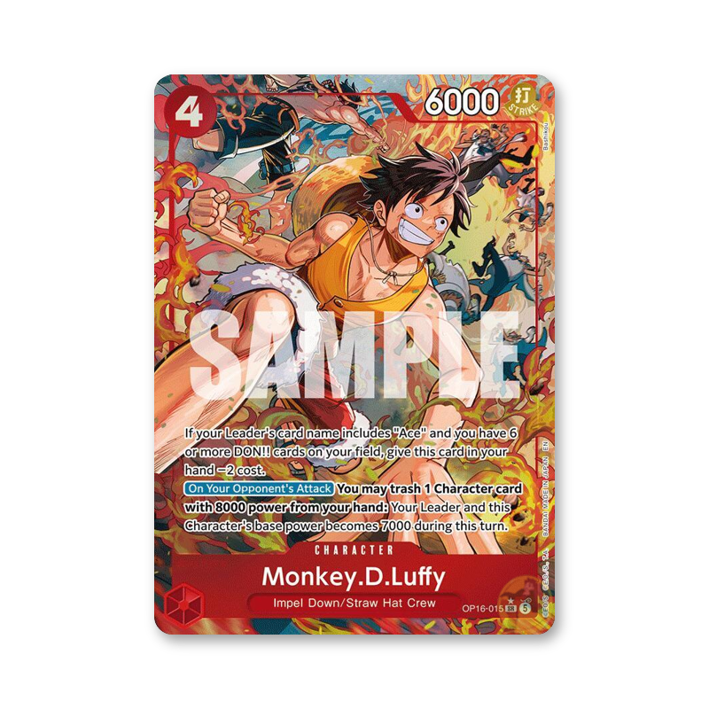 Monkey.D.Luffy (Alternate Art) - OP16-015 (The Time of Battle)