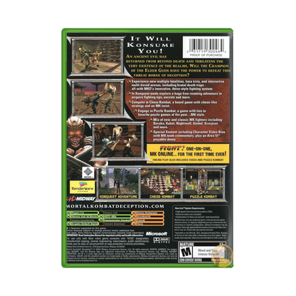 Mortal Kombat: Deception (Microsoft Xbox)