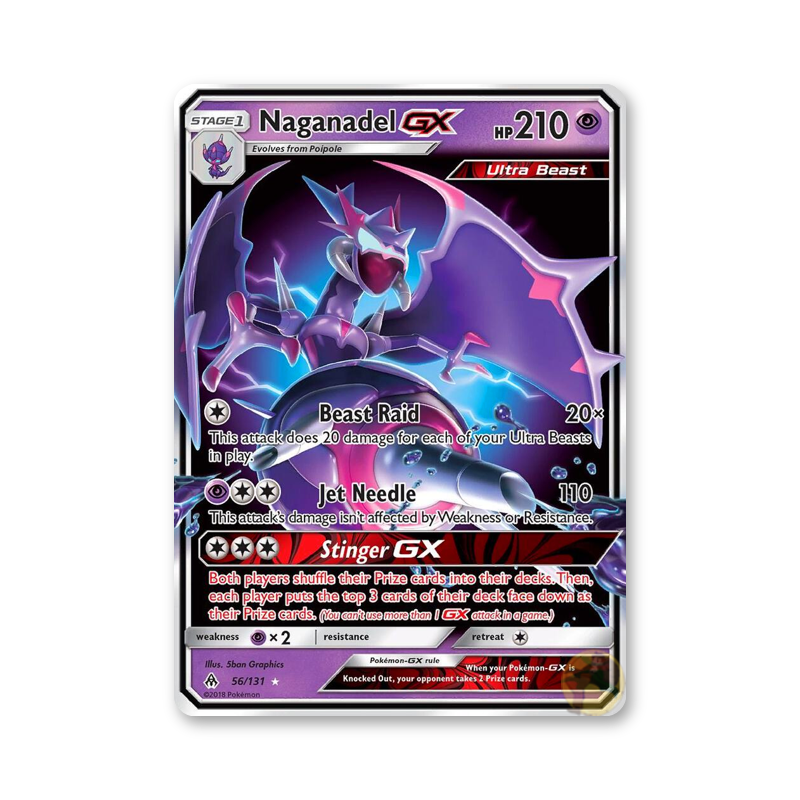 Naganadel GX - 56/131 (Forbidden Light)