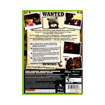 Naughty Bear (Xbox 360)