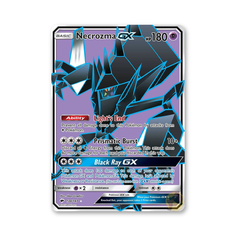 Necrozma GX (Full Art) - 134/147 (Burning Shadows)