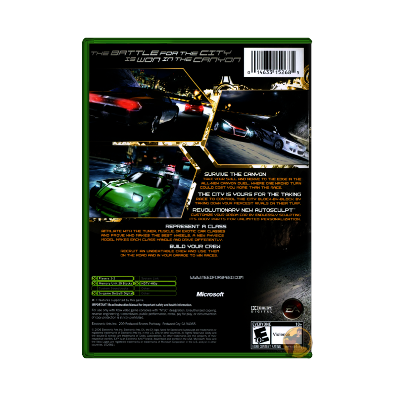 Need for Speed Carbon (Microsoft Xbox)