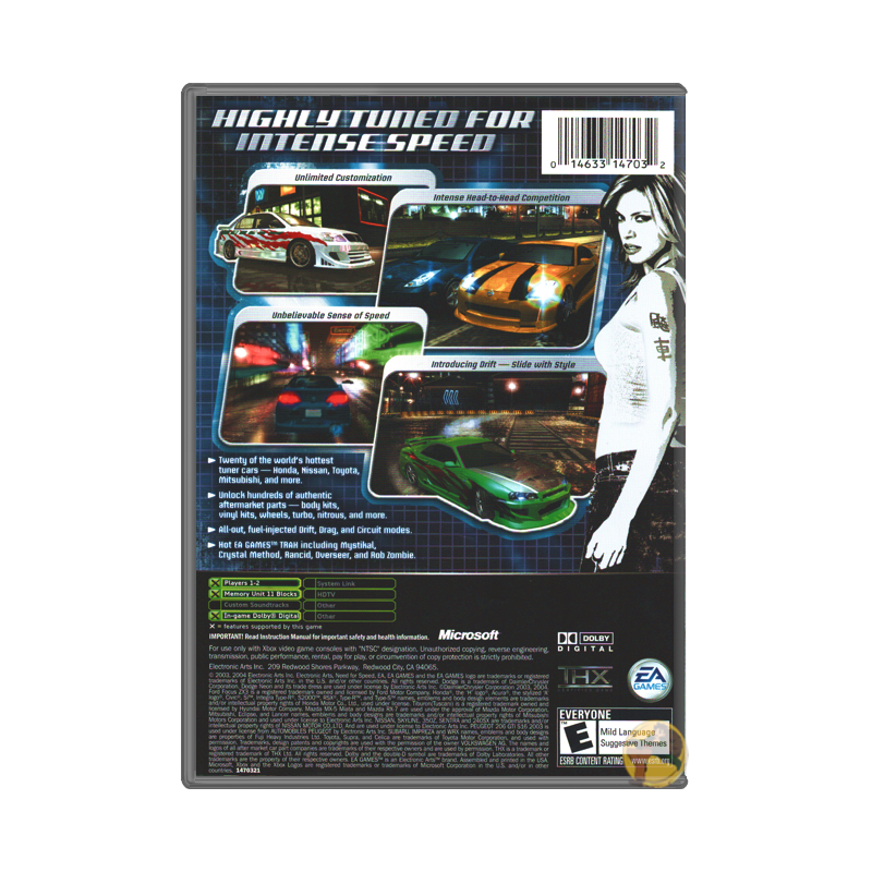 Need for Speed: Underground [Platinum Hits] (Microsoft Xbox)