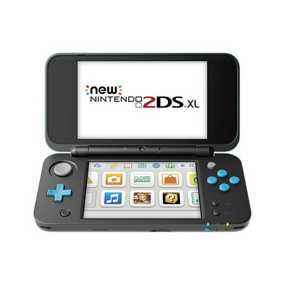 New Nintendo 2DS XL Console - Black and Turquoise