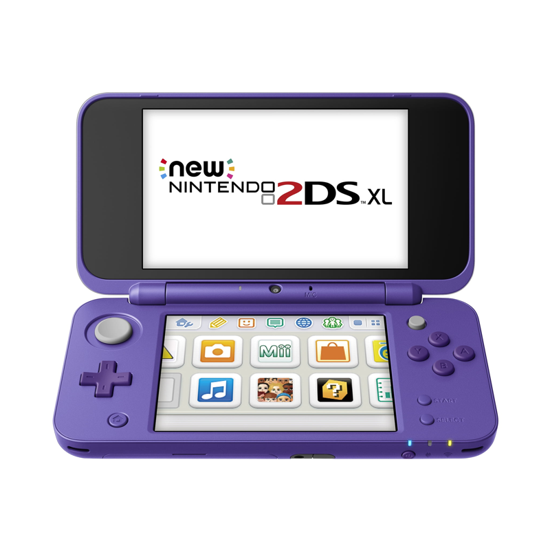 New Nintendo 2DS XL Console - Purple & Silver