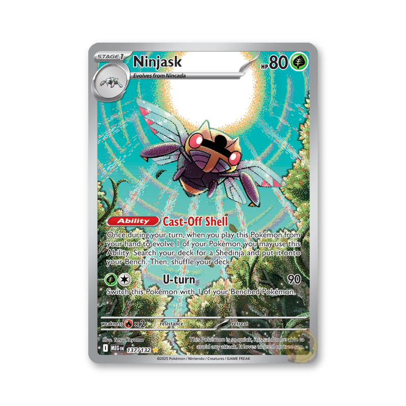 Ninjask - 137/132 (Mega Evolution Base Set)