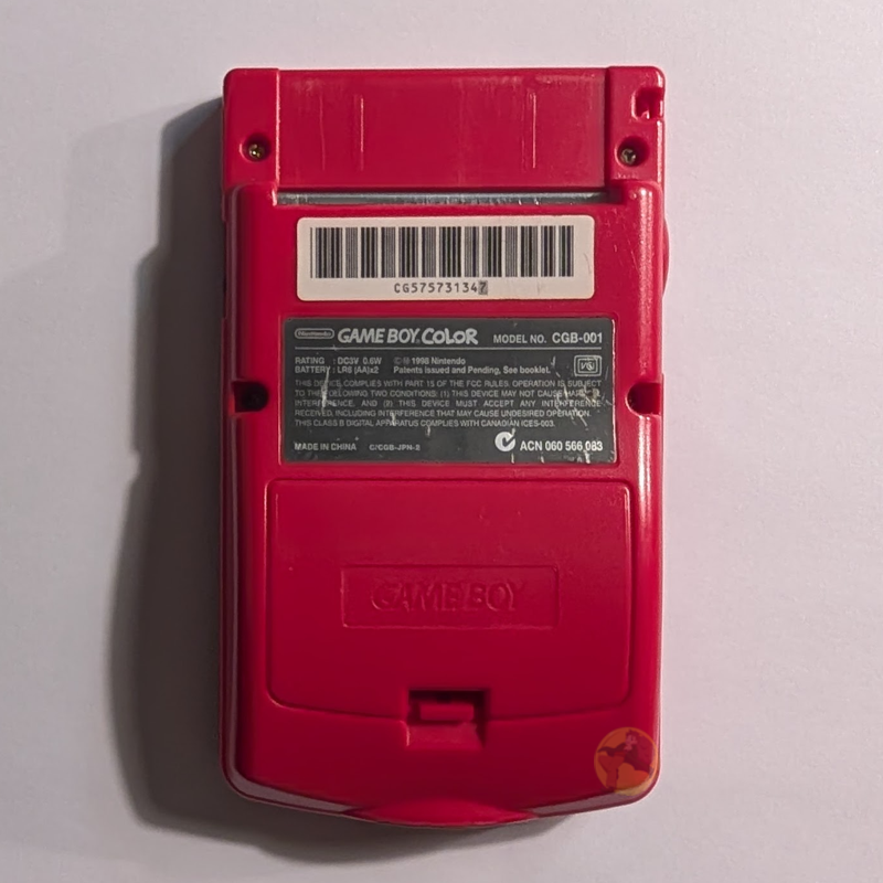 Game Boy Color System - Berry Back-lit Screen Mod