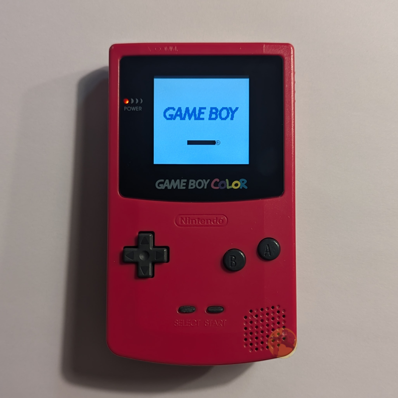 Game Boy Color System - Berry Back-lit Screen Mod