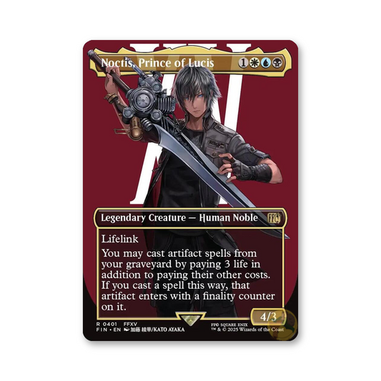 Notice, Prince of Lucis (Borderless) - 0401 (Final Fantasy)