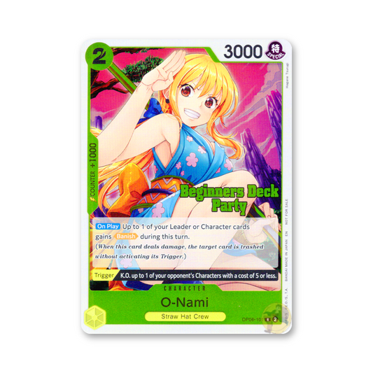O-Nami (Beginners Deck Party [ST-23] - [ST-28] Participation Pack) - OP06-101 (One Piece Promotion Cards)