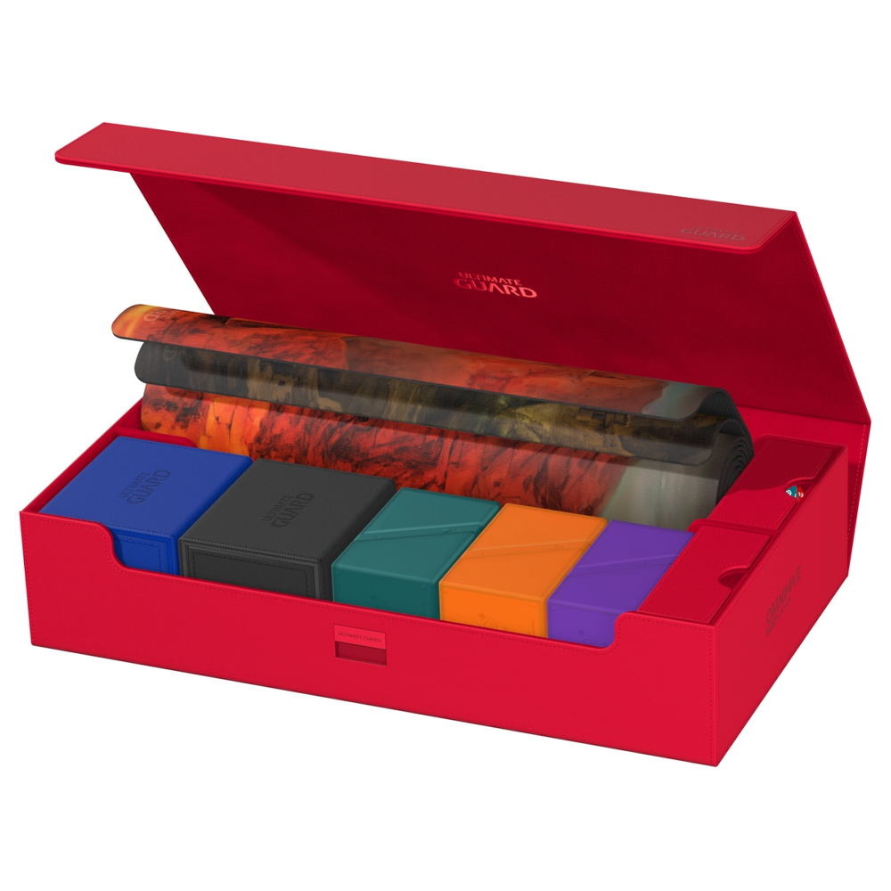 Omnihive 1000+ Xenoskin TCG Mass Storage - Red (Ultimate Guard)