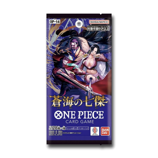 One Piece TCG: The Seven Heroes of the Blue Sea OP-14 Booster Pack (6 Cards) [JPN]