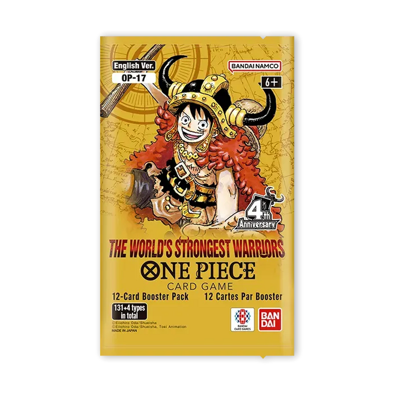 One Piece TCG: The World's Strongest Warriors [OP-17] Booster Pack (12 Cards)
