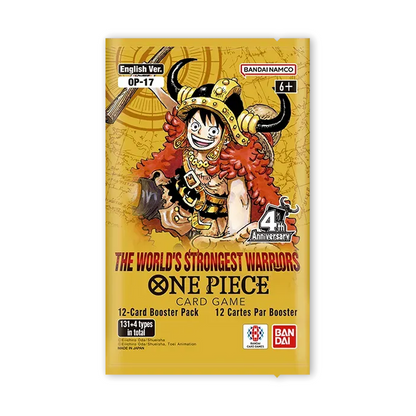 One Piece TCG: The World's Strongest Warriors [OP-17] Booster Box (24 Packs)