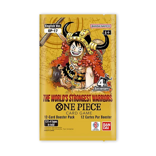 One Piece TCG: The World's Strongest Warriors [OP-17] Booster Pack (12 Cards)