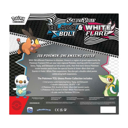 Pokémon TCG: Scarlet & Violet - Black Bolt & White Flare Poster Collection