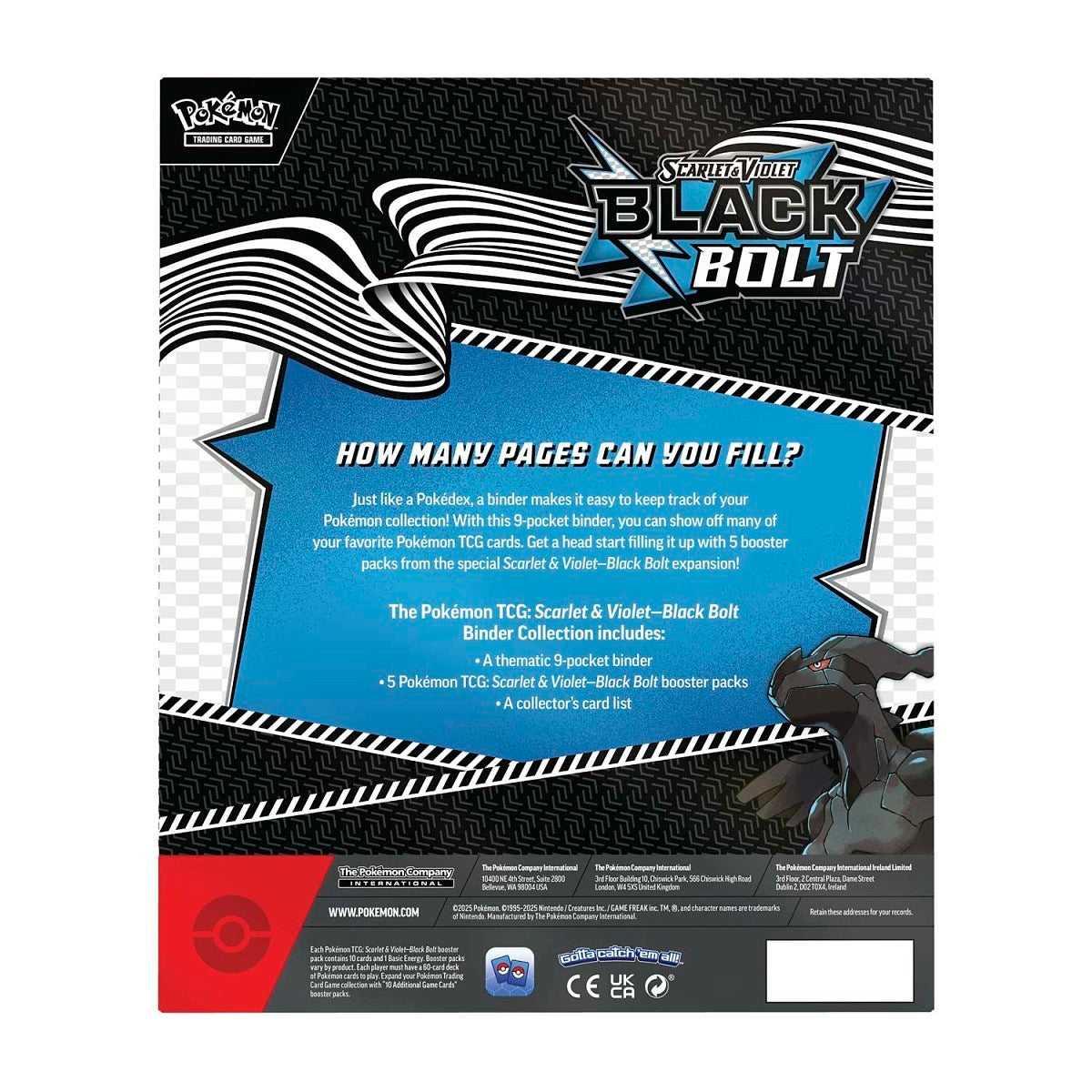 Pokémon TCG: Scarlet & Violet - Black Bolt Binder Collection
