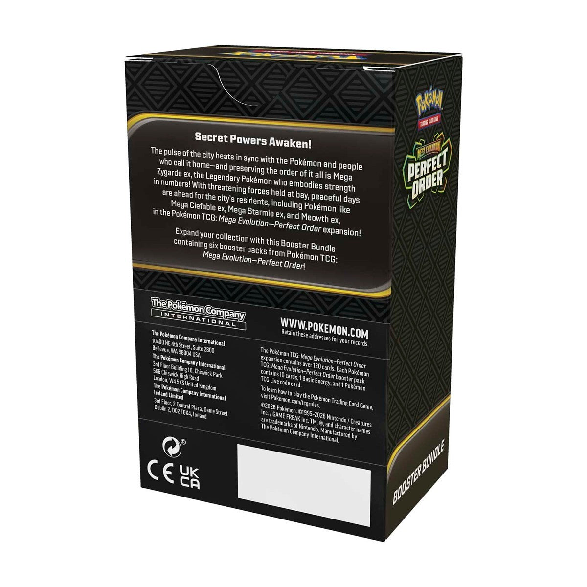 Pokémon TCG: Mega Evolution - Perfect Order Booster Bundle [In-Store Only Apr. 3rd]