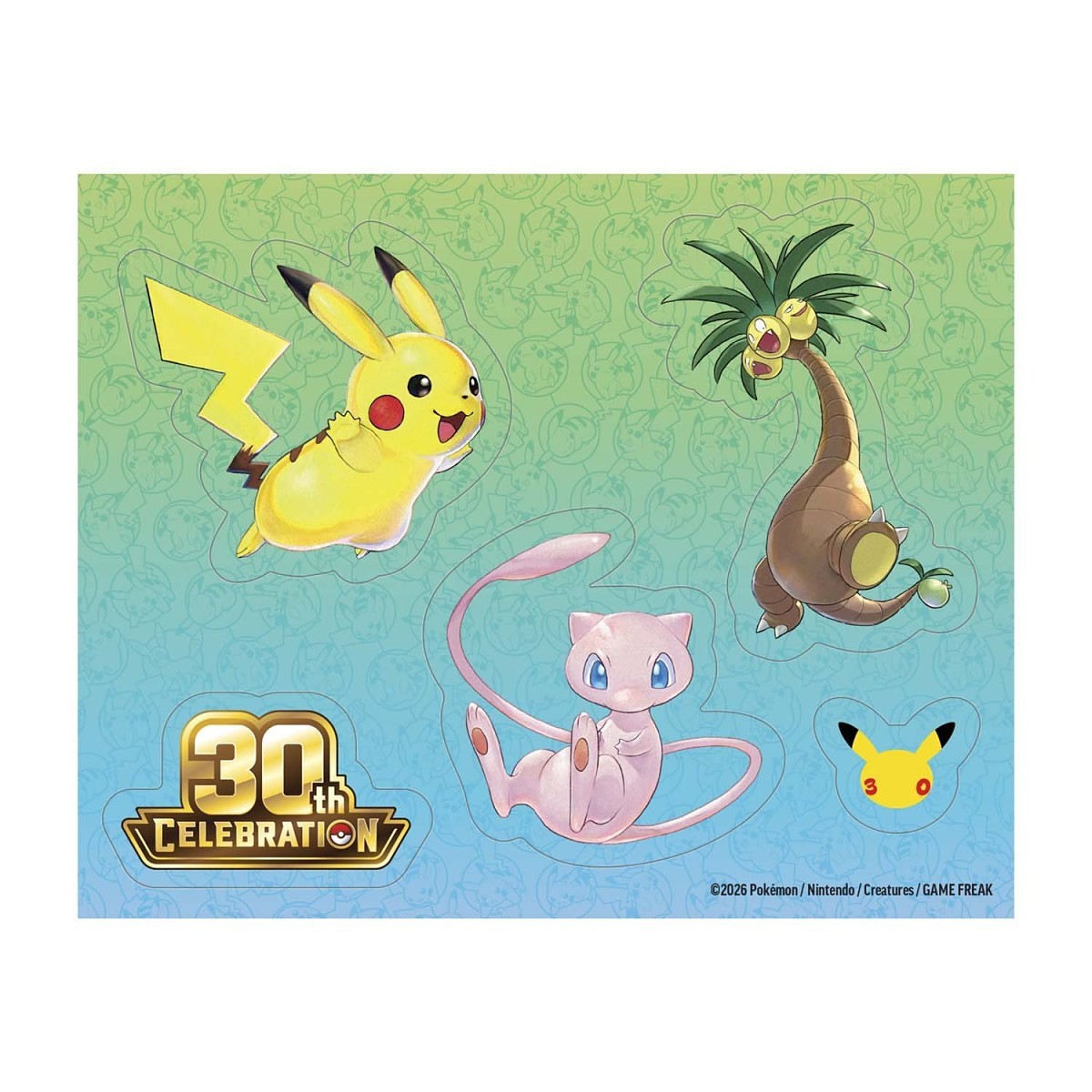 Pokemon TCG: Mega Evolution - 30th Celebration Tech Sticker Collection