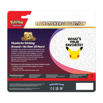 Pokemon TCG: Mega Evolution - 30th Celebration Tech Sticker Collection