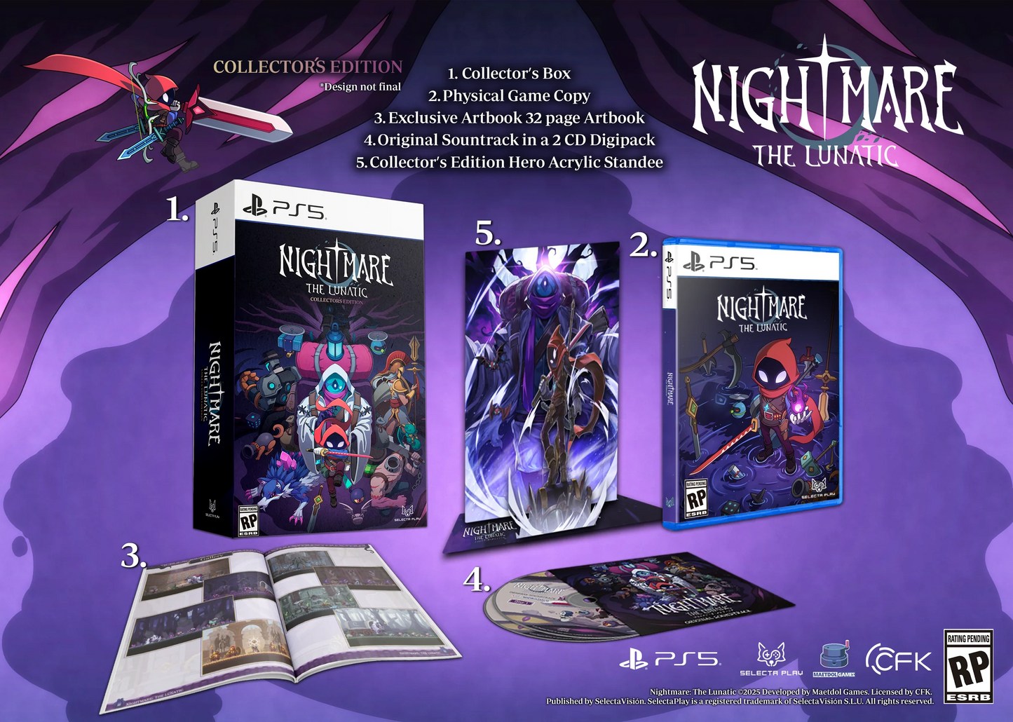Nightmare: The Lunatic [Collector's Edition] (PlayStation 5) [PRE-ORDER]