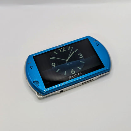 PlayStation PSP Go System - Blue 128GB (Reshelled, New Screen, Modded)