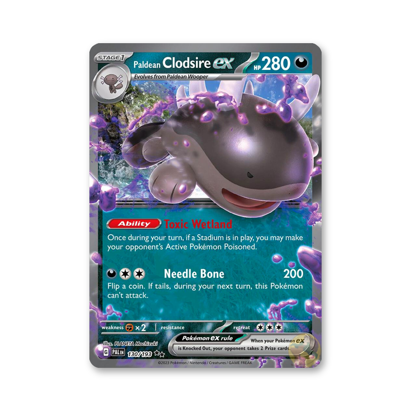 Paldean Clodsire ex - 130/193 (Paldea Evolved)