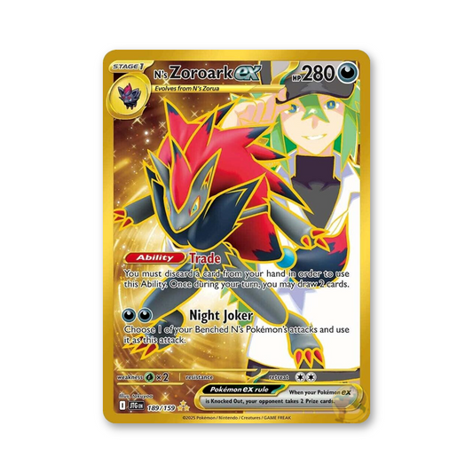 N's Zoroark ex - 189/159 (Journey Together)
