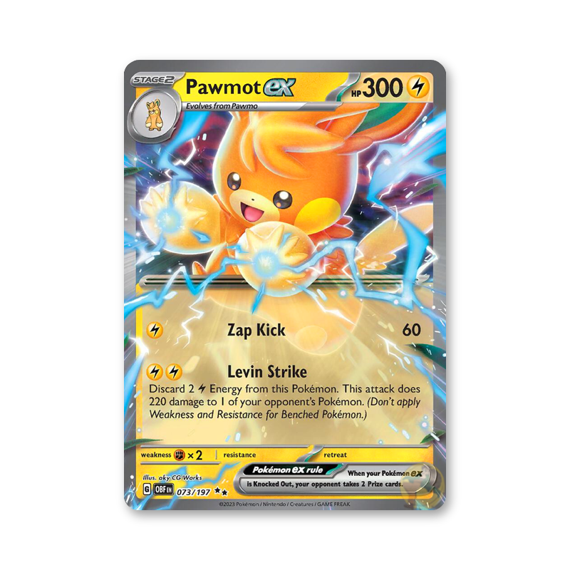 Pawmot ex - 073/197 (Obsidian Flames)