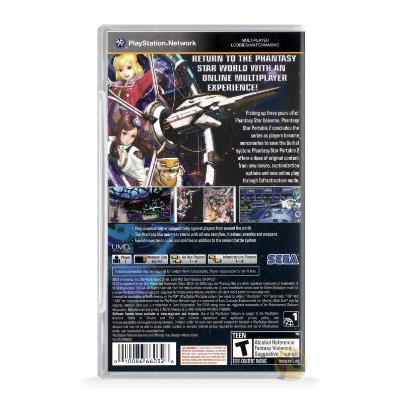 Phantasy Star Portable 2 (PlayStation Portable)