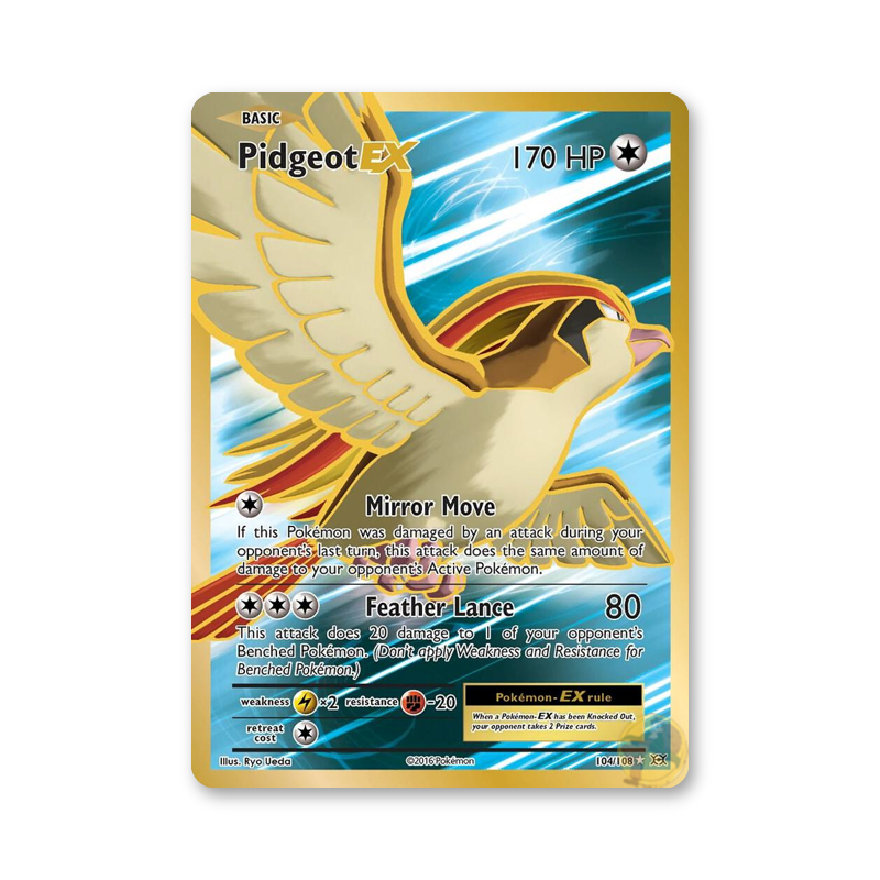 Pidgeot EX (Full Art) - 104/108 (Evolutions)