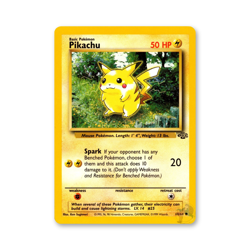 Pikachu (Unlimited) - 60/64 (Jungle)