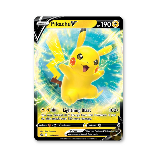 Pikachu V - SWSH198 (Sword & Shield Promo Cards)