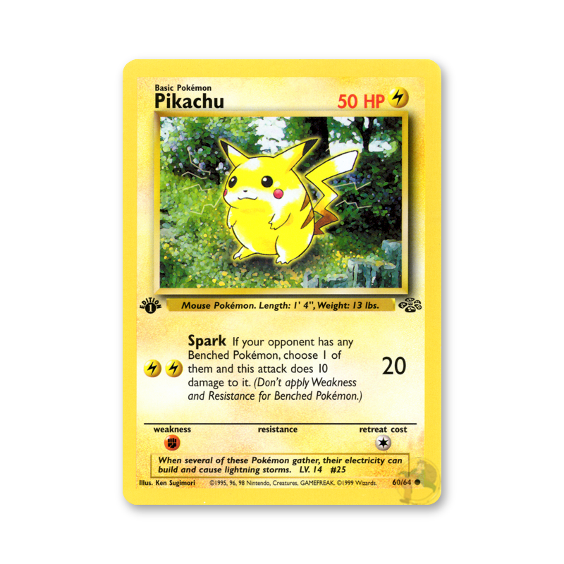 Pikachu (1st Edition) - 60/64 (Jungle)