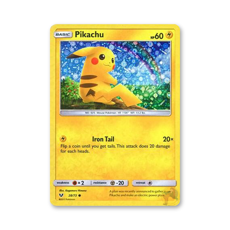 Pikachu (General Mills) - 28/73 (Sun & Moon Promo Cards)