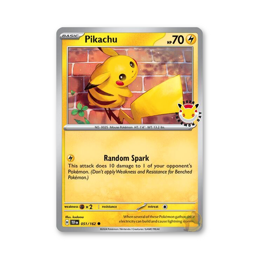Pikachu (Pokemon Day 2026) - 051/162 (Scarlet & Violet Promos)