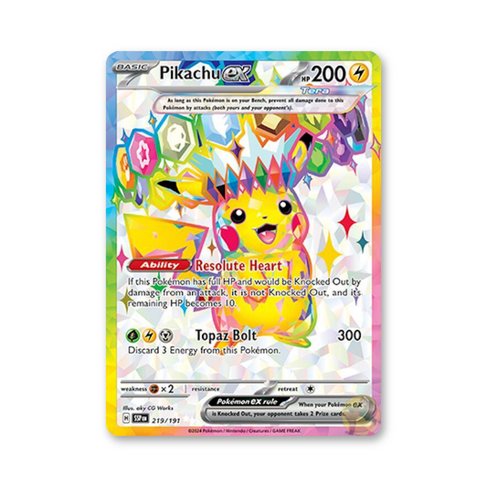 Pikachu ex - 219/191 (Surging Sparks)