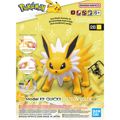 Pokémon Quick! #26 - Jolteon Model Kit (Bandai Spirit)