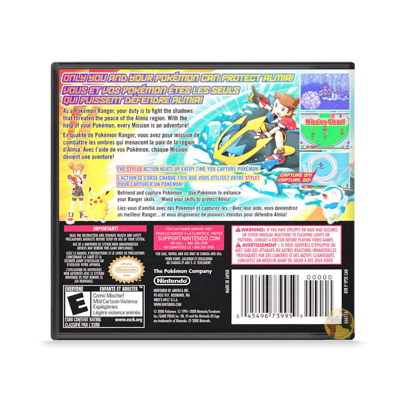 Pokémon Ranger: Shadows of Almia (Nintendo DS)