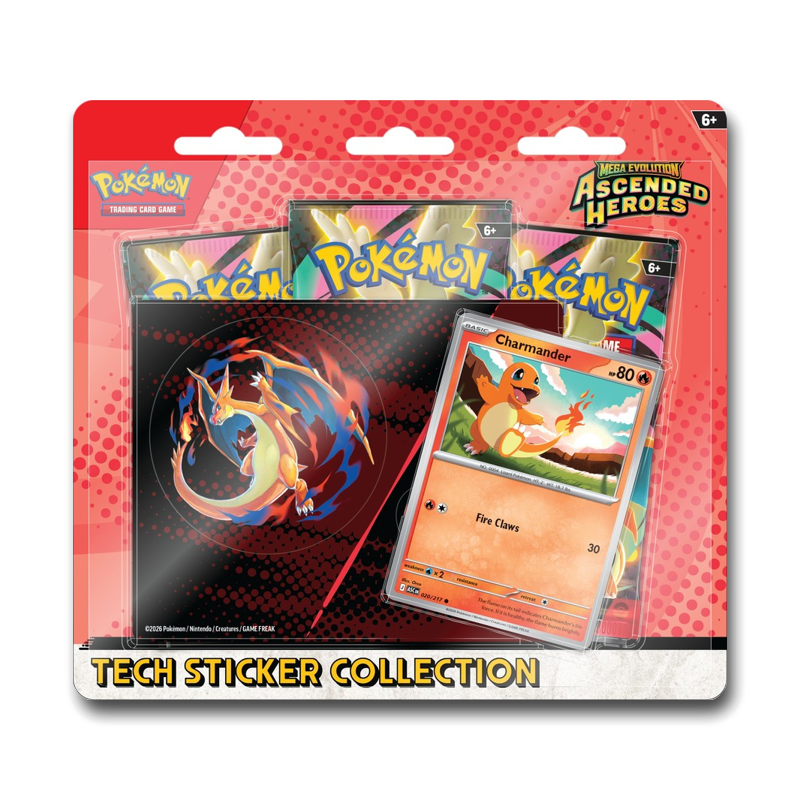 Pokémon TCG: Mega Evolution - Ascended Heroes Tech Sticker Collection (Styles Vary)