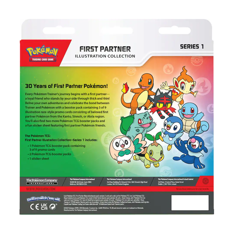 Pokémon TCG: First Partner Illustration Collection (Series 1) [In-Store Only Apr. 3rd]