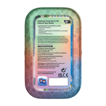 Pokémon TCG: Lumiose City Mini Tin (Styles May Vary)