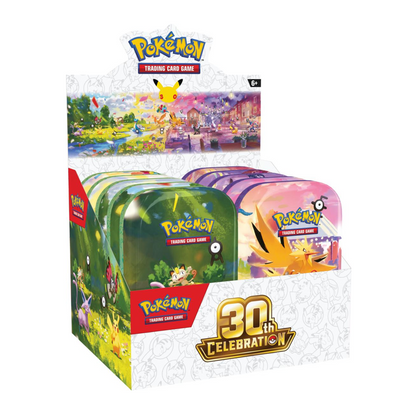 Pokémon TCG: Mega Evolution - 30th Celebration Mini Tin (Style May Vary)