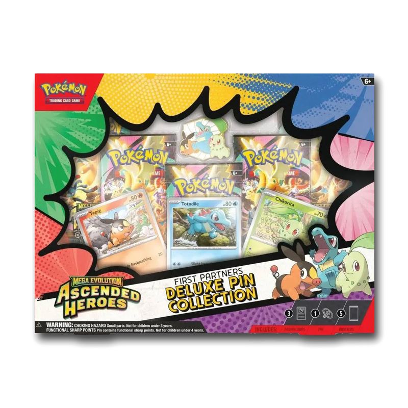 Pokémon TCG: Mega Evolution - Ascended Heroes First Partners Deluxe Pin Collection [In-Store Only Apr. 3rd]