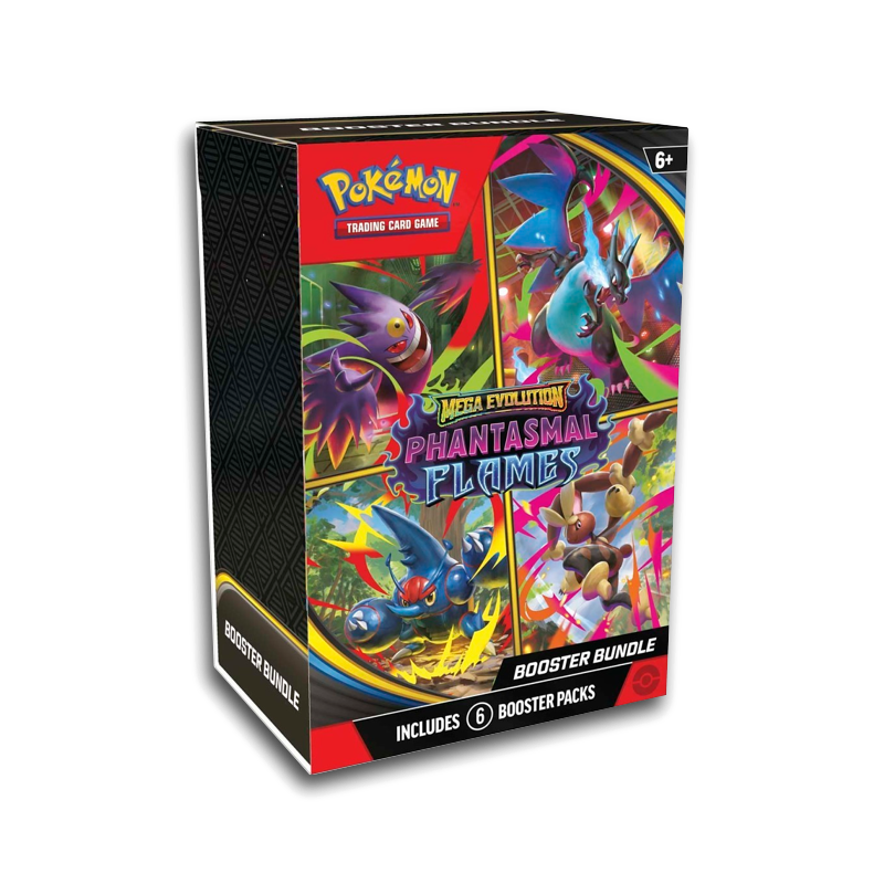 Pokémon TCG: Mega Evolution - Phantasmal Flames Booster Bundle (6 Packs)